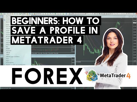 Beginners How to save a profile in Metatrader MT4!