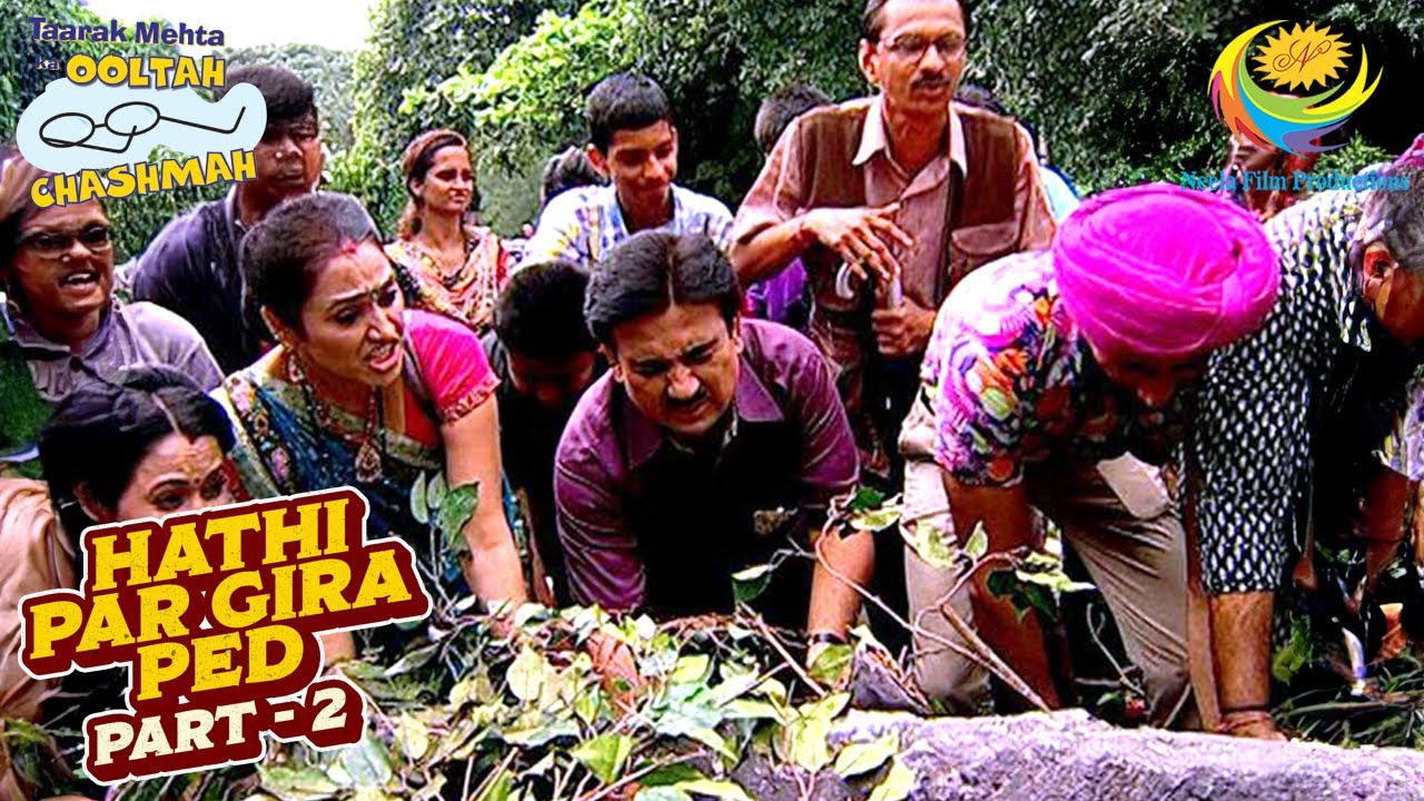 क्या Society वाले मिलकर उठा पाएँगे Dr. Hathi को? |Taarak Mehta Ka Ooltah Chashmah|Hathi Par Gira Ped