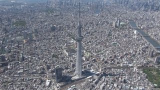 青空広がり展望満喫   東京スカイツリー