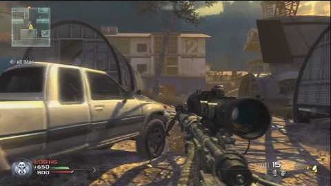 MW2 Quick Scope 1v1 "Lets Talk Sensitivity" Part 1