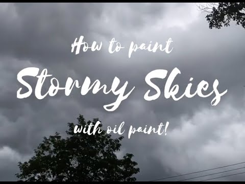 How to Paint: a Stormy Sky!