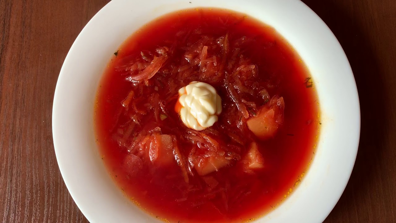 Справжній український борщ!!! Без м’яса !