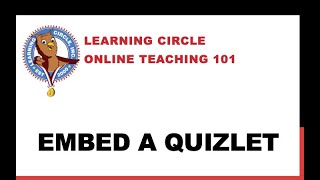 Embed a Quizlet