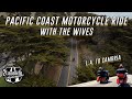 Pacific Coast Couples Motorcycle Ride | Los Angeles to Cambria | Scenic Views, History, & More! | 4K