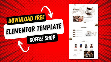 How to Download Free Coffee Shop Templates in Elementor | Official Guide