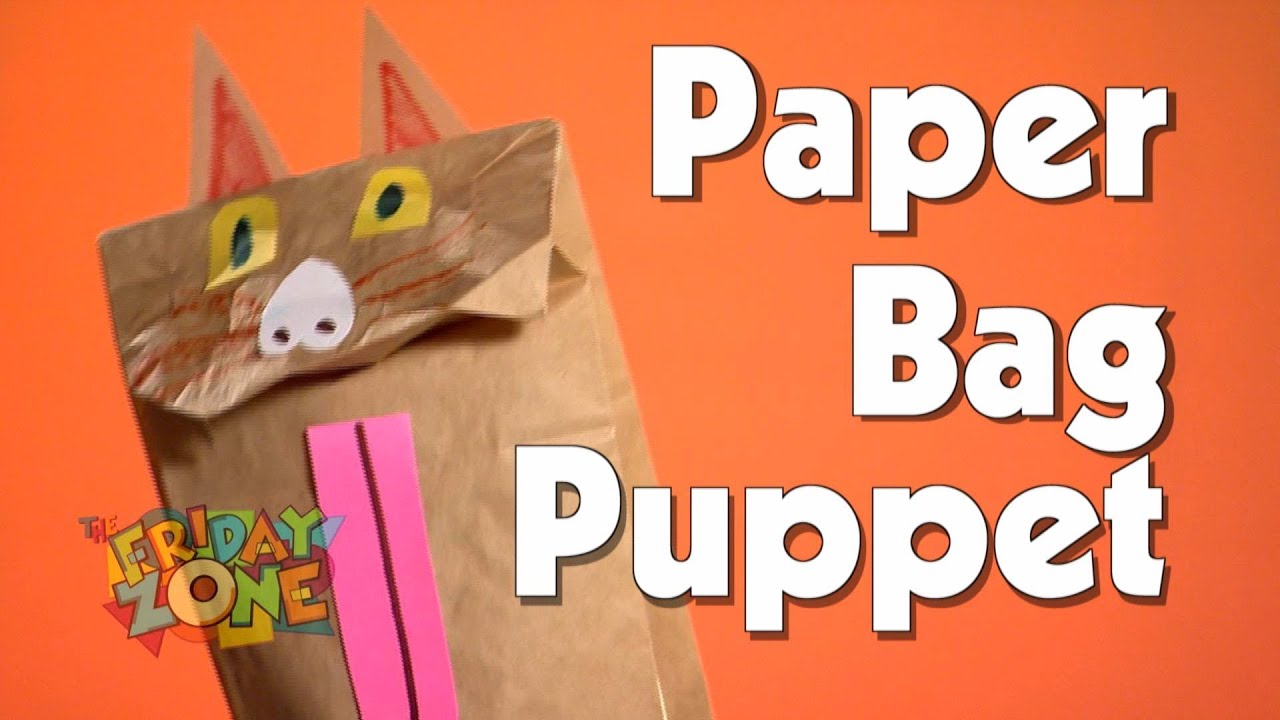 Make a Paper Bag Puppet! | The Friday Zone