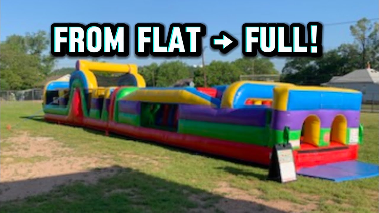 Insider Peek: Our BIGGEST Indoor Inflatable Setup! - YouTube