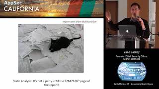 APPSEC CA 2017 Zane Lackey