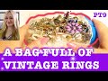 Part 9 - A Bag Full of Vintage Rings. Thrifting Vlog 1/117