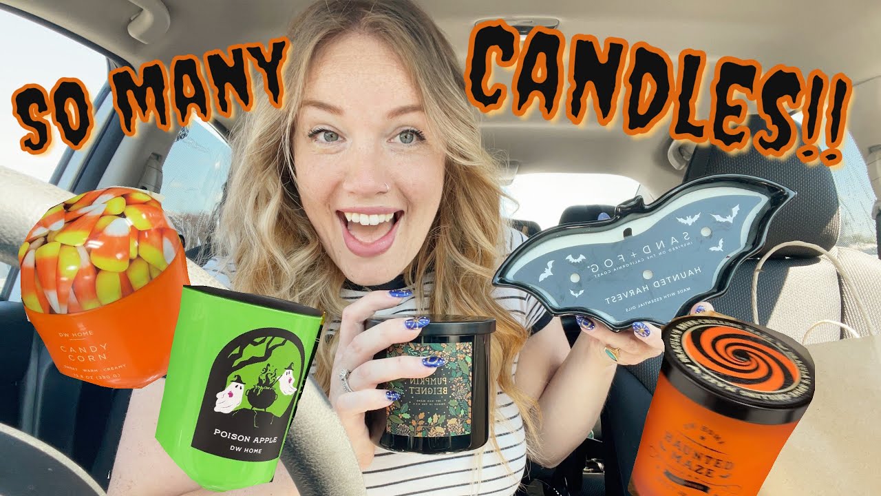 NEW Halloween/Fall Candles Home Goods And Marshalls! (HAUL & SHOP W