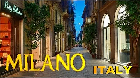 Walks In Milan City Italy 4k