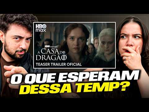 A Casa do Dragão - Temporada 3 | Teaser Trailer Dublado | HBO Max React
