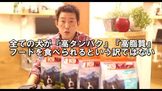 全ての犬が高タンパク高脂質のフードを食べられる訳ではない。