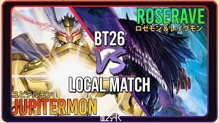 Jupitermon vs Rose Ravemon [Digimon TCG BT26 Local FINALS] Match Commentary