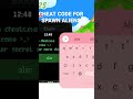 CHEAT CODE FOR SPAWN ALIENS DUDE THEFT WARS