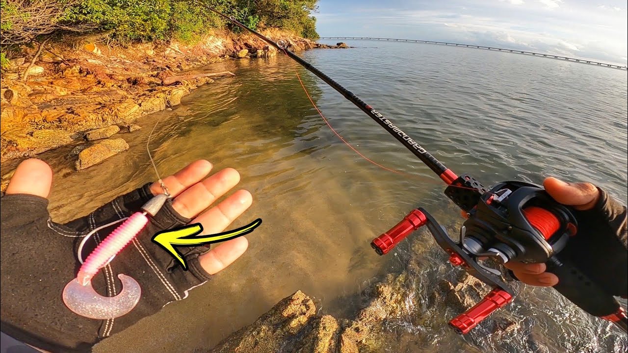 UMPAN PADU Untuk Siakap Merah! ( Teknik Landbased Casting )