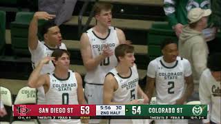 Colorado State Basketball (M): Highlights (SDSU)