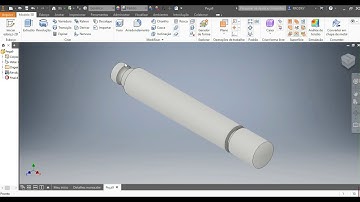 Aula 36 - Modelamento do Eixo Roscado da Morsa por revolução no Inventor