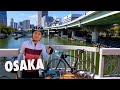 Japan Cycling Tour【4K】Osaka Ride to Yodo River - 大阪 ロードバイク