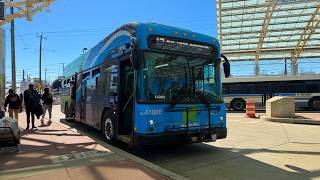 MCDOT Ride On 2025 Gillig Advantage LF40 Plus BEV #44188E on Route 17 to Silver Spring!