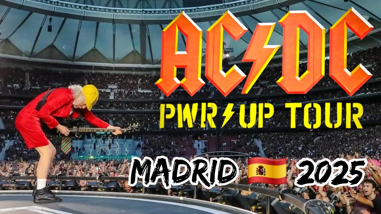 AC/DC Live in Madrid, Spain – 16.07.2025 | Power Up Tour Madness at ...