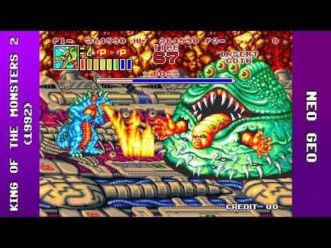 King of the Monsters 2 Longplay (Neo Geo) [QHD]
