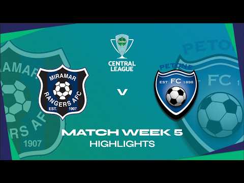 Miramar Rangers v Petone FC | Dettol Central League | Highlights