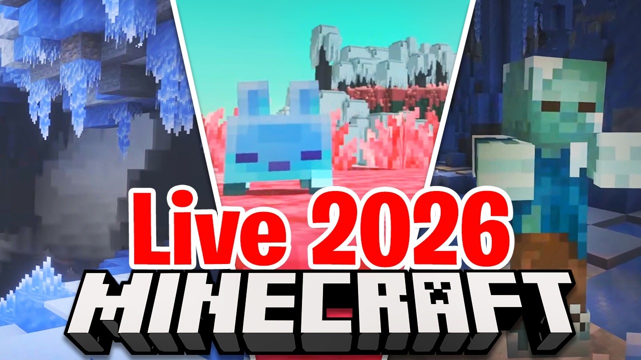 DIMENSIONE del SIFT, ZOMBIE e CAVERNA di GHIACCIO - Minecraft Live Settembre 2026