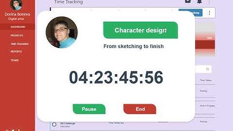 XD Day 6 - Time tracker desktop app