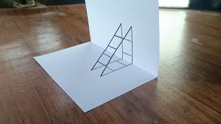 Draw a 3D ladder in 3 MINUTES! Easy step-by-step tutorial