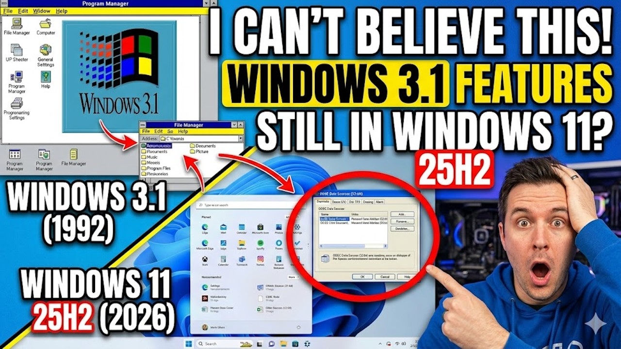 ❓I Can't Believe Windows 11 Still Has These From Windows 3.1