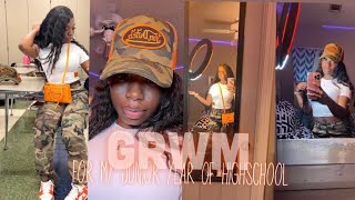 GRWM: First Day Of School Junior Year + School Vlog 2022 | *i got a new car my first day back*