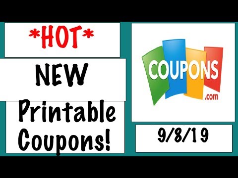 *HOT* New Printable Coupons!- 9/8/19