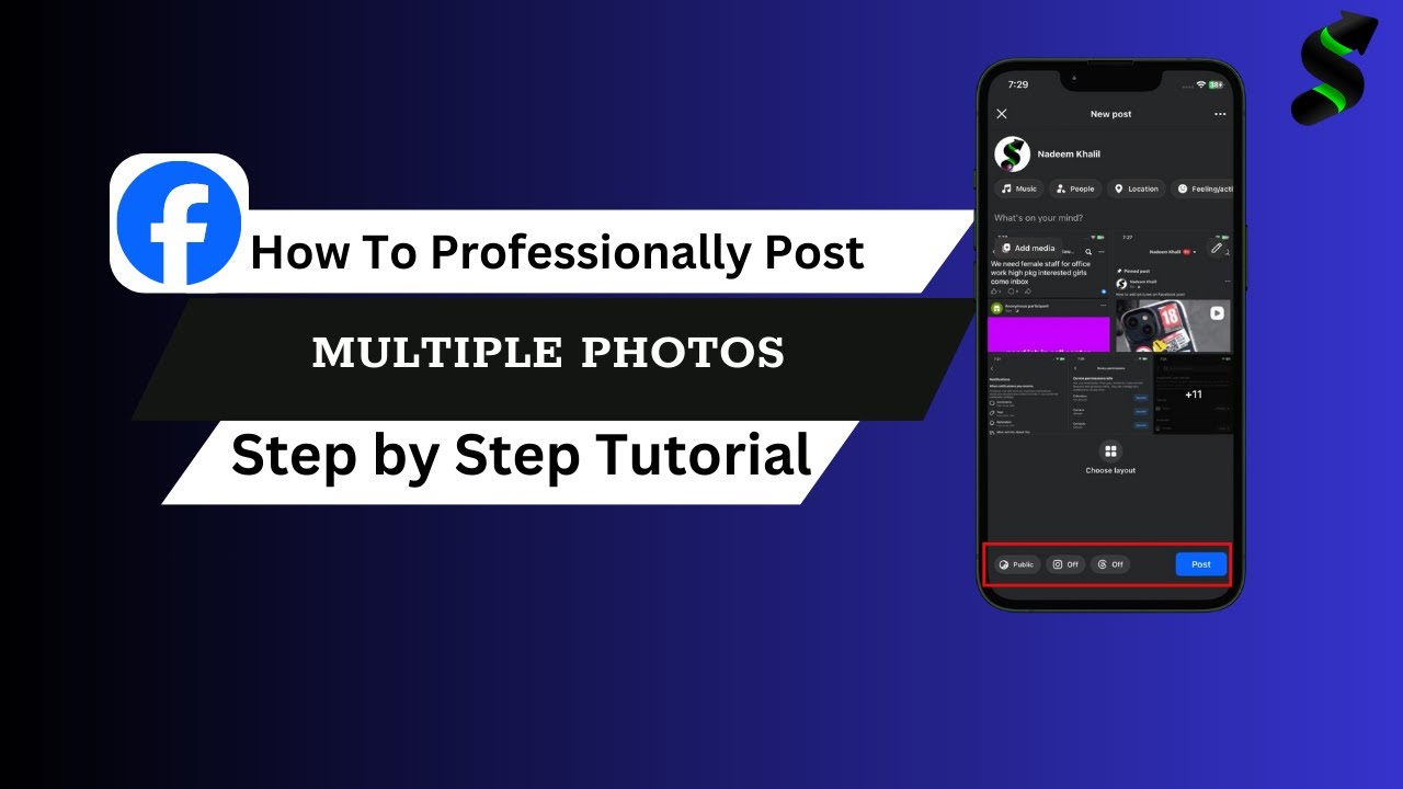 How to Post Multiple Photo on Facebook (Easy Method 2025) - YouTube