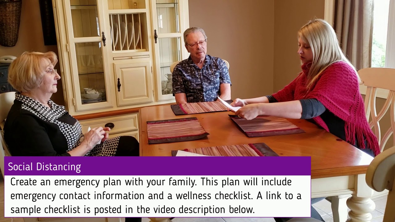 Covid-19- Social Distancing Techniques for Visiting Family