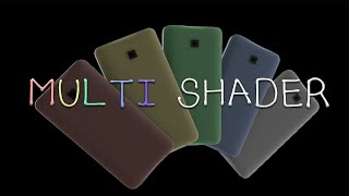 [C4D] MoGraph 멀티 쉐이더(Multi Shader)