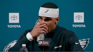 😂 Eagles Jalen Hurts funny & heartfelt on AJ Brown & Potential Trade & Wedding