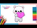 Cómo dibujar un OSO kawaii - dibujos kawaii fáciles