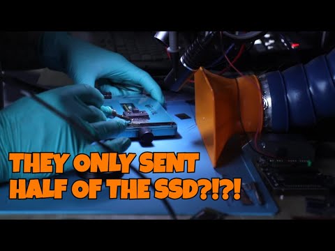 Client Only Sent Half Of The Ssd For Data Recovery