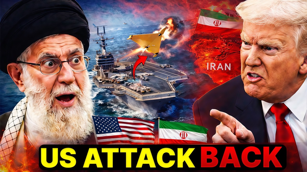 US Shoots Down Iranian Drone Near Carrier (War Warning?) 