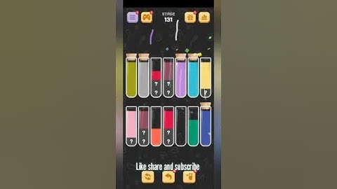 water sort Quest level 131 #games #ytshorts #shortsvideo #shorts #viralvideo #videogamemusic