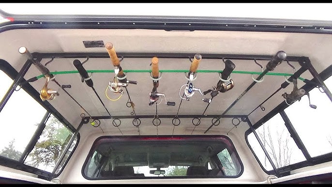 3D Printed Fishing Rod holders for my Truck Topper 