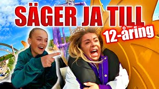 SÄGER JA TILL MILLA PÅ GRÖNA LUND 😱💲💲💲