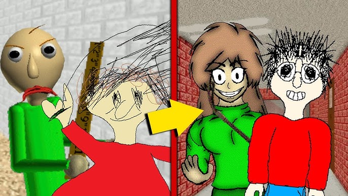 Concept for a new Baldi's Basics + character. I know mystman12 likes to  make his own characters, but this is just for fun. : r/BaldisBasicsEdu