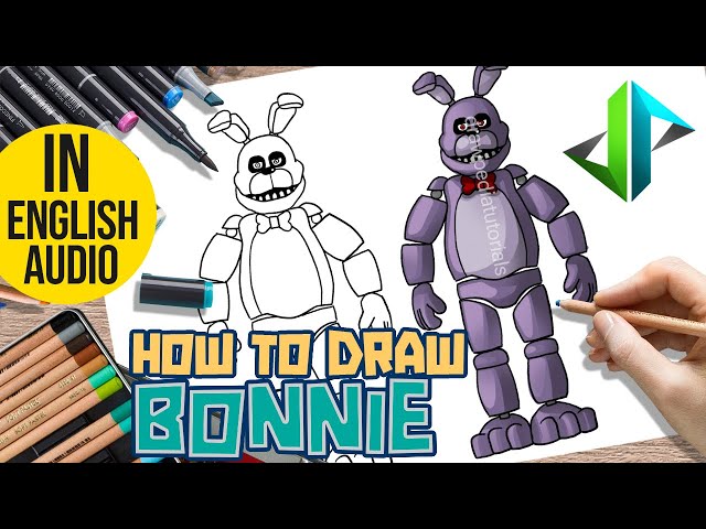 Day 6 of drawing FNaF characters until the movie comes out: Withered Bonnie.  ChemPlay requested him to be done now, so I did! : r/fivenightsatfreddys
