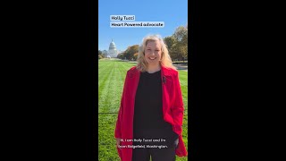 Holly Tucci from Ridgefield, WA, joins advocates in D.C. calling on Congress to fund the HEARTS Act