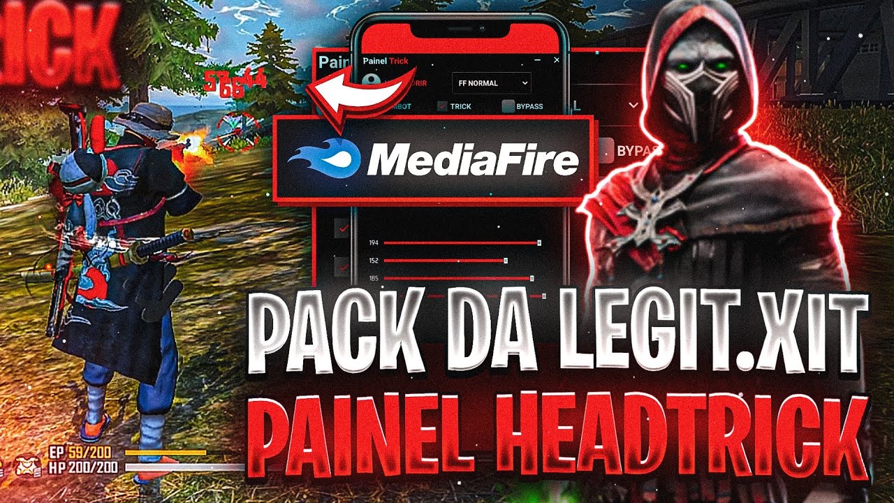 VERSÃO XlTADA 😈⚙️ PAINEL HEADTRICK DA L3GIT.XlT E PACK DE SENSI 19.1 ...
