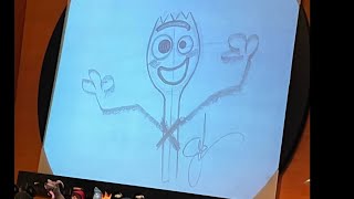 How To Draw Forky From Toy Story 4 Disney California Adventure Animation Academy Full Video