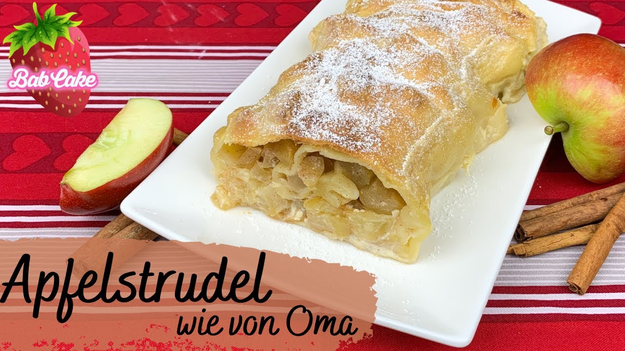 Original Bayerischer Apfelstrudel / wie von Oma / traditionell, saftig ...