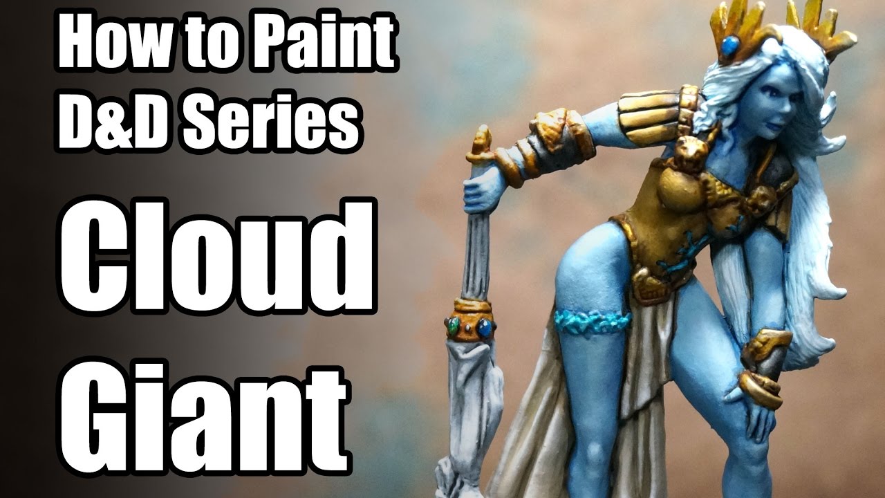 How to Paint a Reaper D&D Cloud Giant - YouTube